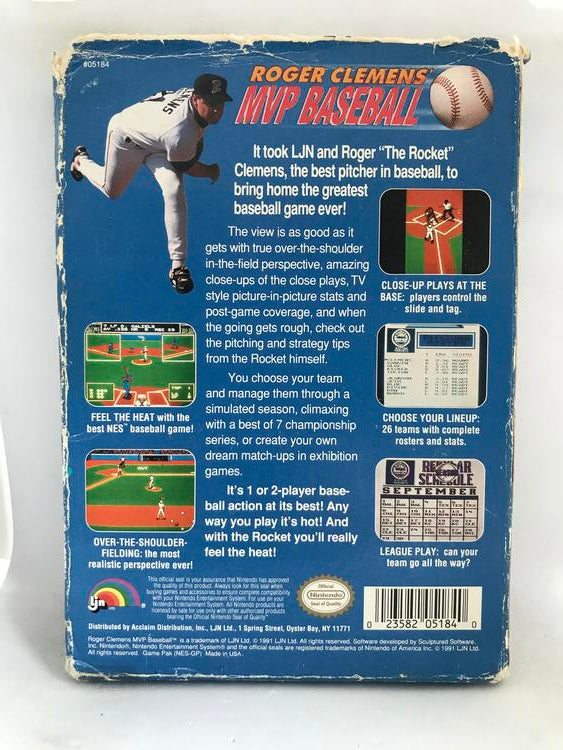 ROGER CLEMENS' MVP BASEBALL (WITH BOX)