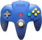 CONTROLLER BLUE NINTENDO (N64)