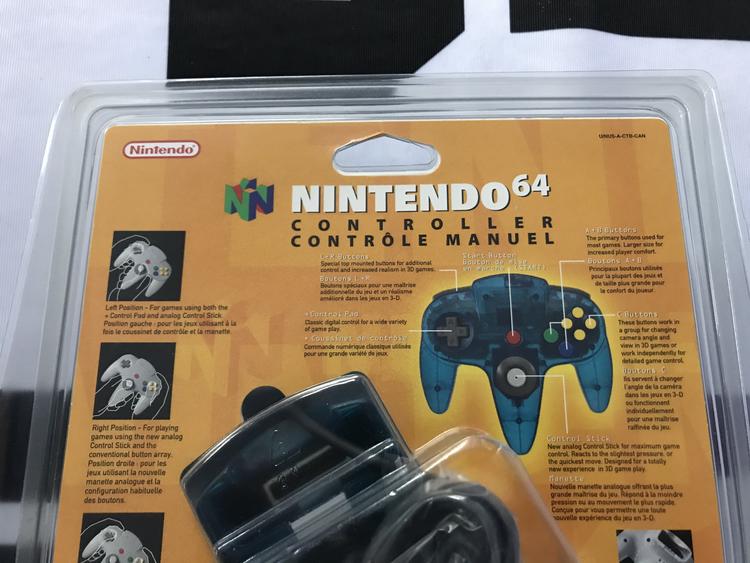 CONTROLLER ICE BLUE NINTENDO (N64)