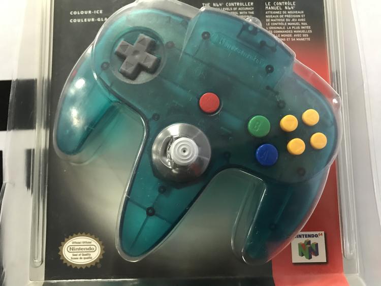CONTROLLER ICE BLUE NINTENDO (N64)