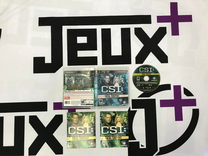 CSI FATAL CONSPIRACY (COMPLETE IN BOX) (usagé)