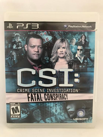 CSI FATAL CONSPIRACY (COMPLETE IN BOX)