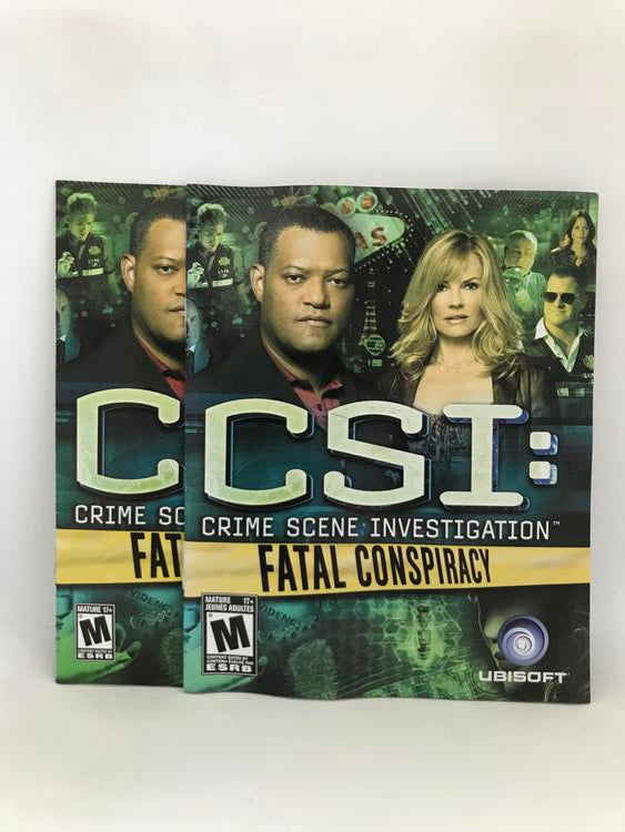 CSI FATAL CONSPIRACY (COMPLETE IN BOX)