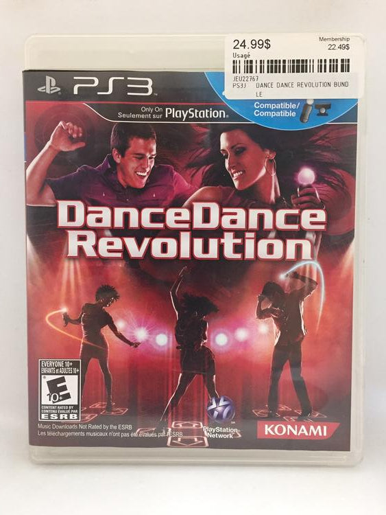 DANCE DANCE REVOLUTION BUNDLE (WITHOUT BOX) (usagé)