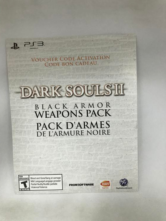 DARK SOULS II BLACK ARMOR EDITION (WITH BOX)