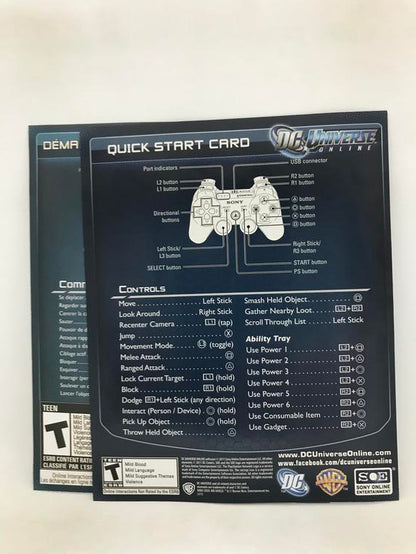DC UNIVERSE ONLINE (COMPLETE IN BOX)