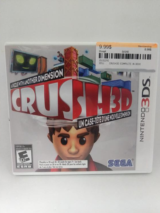 CRUSH3D (COMPLETE IN BOX)