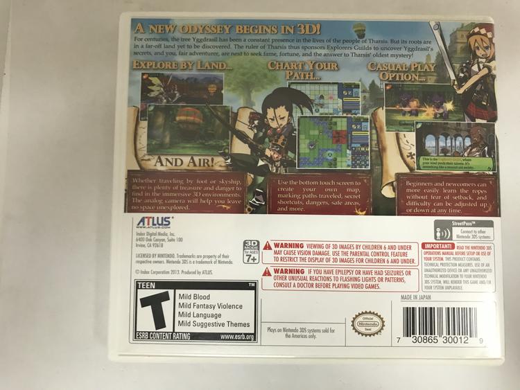 ETRIAN ODYSSEY IV LEGENDS OF THE TITAN (WITH BOX) (usagé)