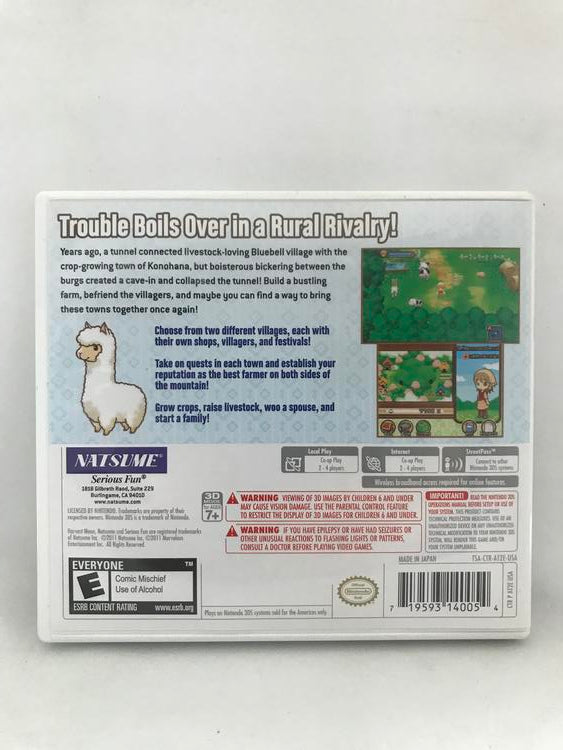HARVEST MOON 3D THE TALE OF TWO TOWNS (COMPLETE IN BOX) (usagé)