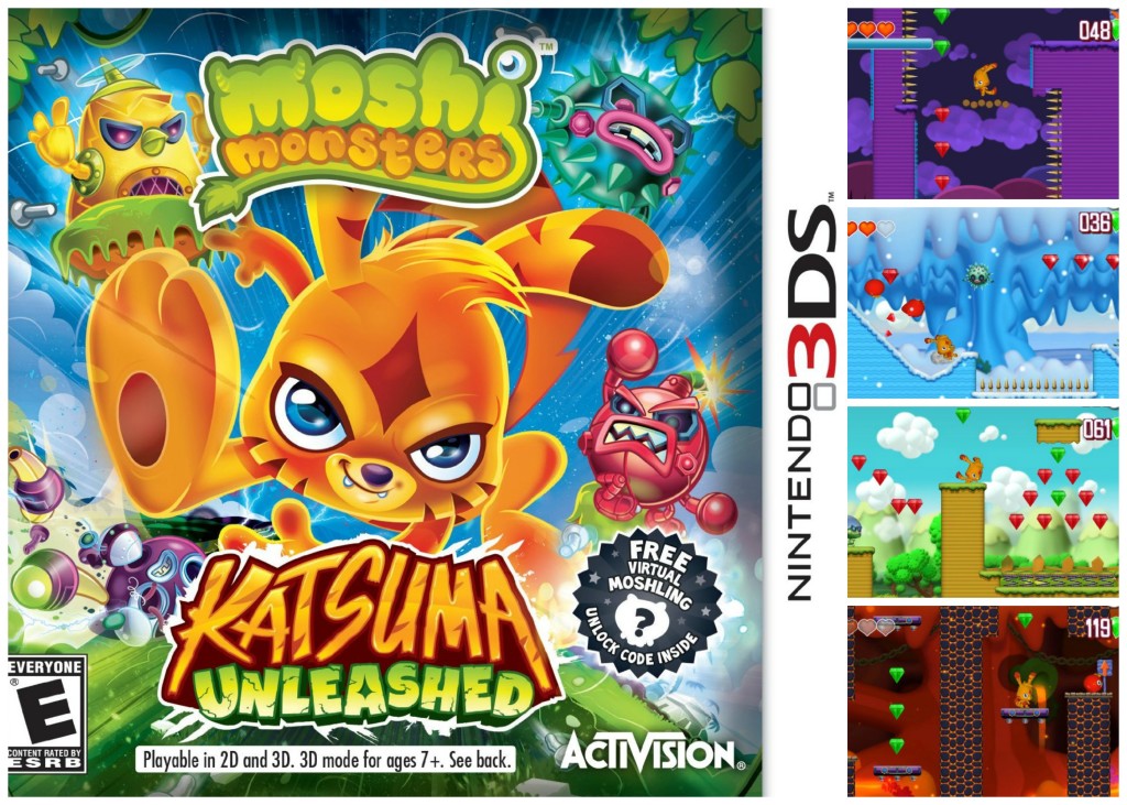 MOSHI MONSTERS KATSUMA UNLEASHED (COMPLETE IN BOX)