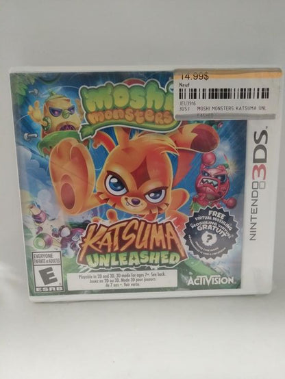 MOSHI MONSTERS KATSUMA UNLEASHED (COMPLETE IN BOX)