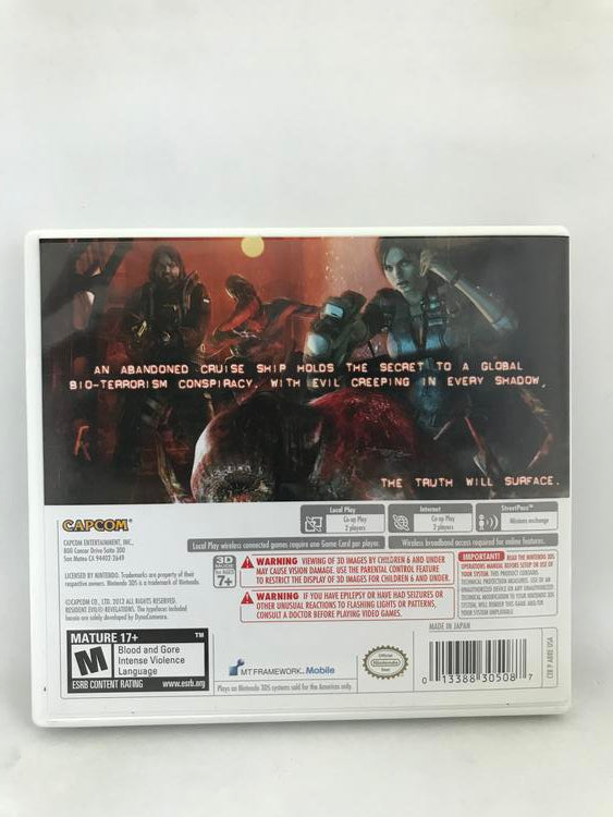 RESIDENT EVIL REVELATIONS (COMPLETE IN BOX) (usagé)
