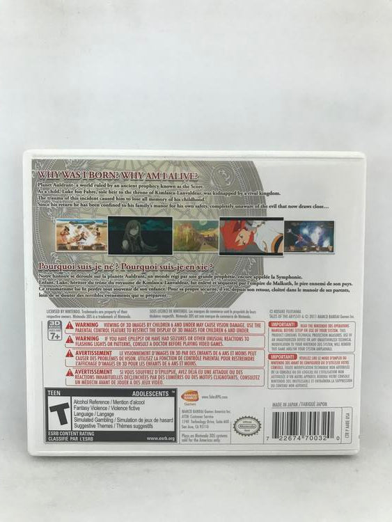 TALES OF THE ABYSS (COMPLETE IN BOX) (usagé)