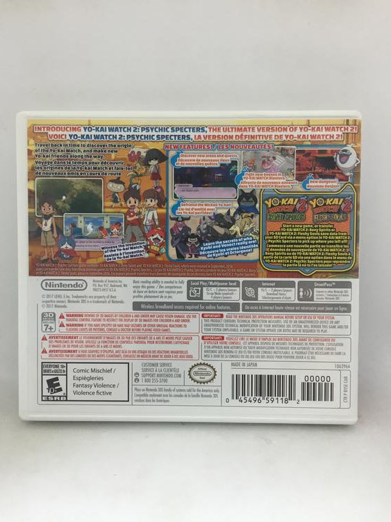 YO-KAI WATCH 2 PSYCHIC SPECTERS (WITH BOX)