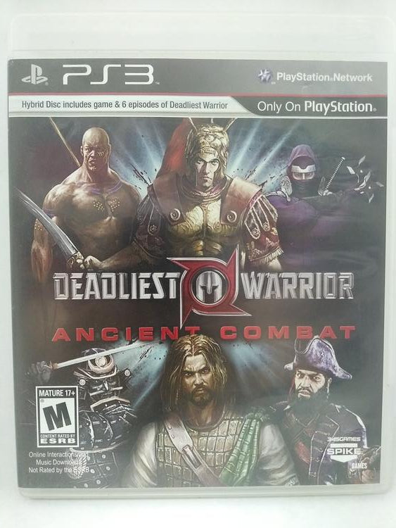DEADLIEST WARRIOR ANCIENT COMBAT (COMPLETE IN BOX)