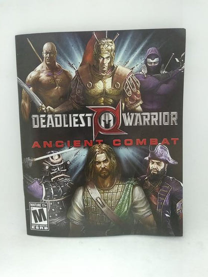 DEADLIEST WARRIOR ANCIENT COMBAT (COMPLETE IN BOX) (usagé)