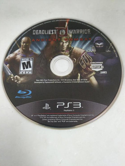 DEADLIEST WARRIOR ANCIENT COMBAT (COMPLETE IN BOX)