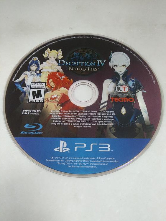 DECEPTION IV BLOOD TIES (COMPLETE IN BOX) (usagé)