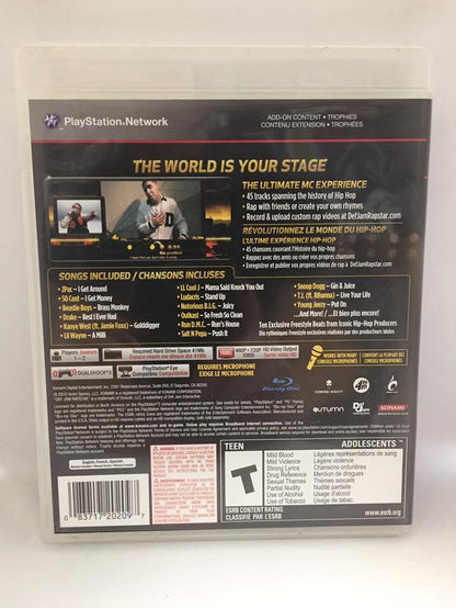 DEF JAM RAPSTAR GAME ONLY (COMPLETE IN BOX) (usagé)
