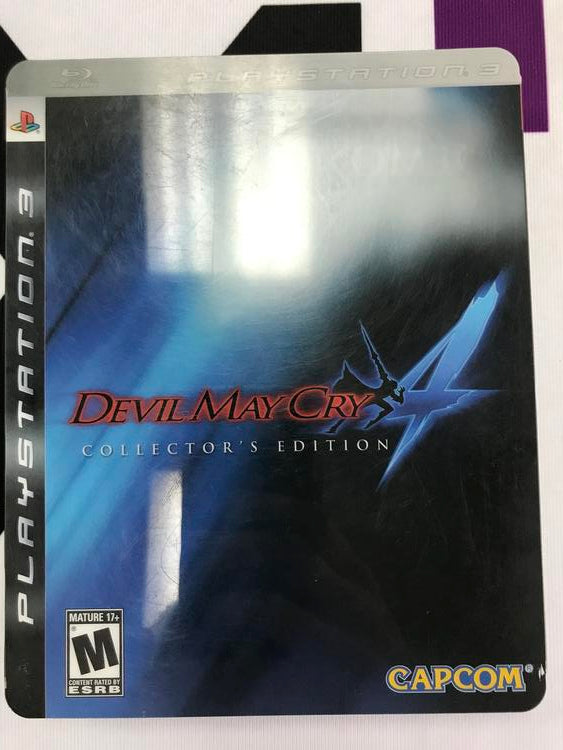 DEVIL MAY CRY 4 COLLECTOR'S EDITION STEEL CASE ONLY (COMPLETE IN BOX)
