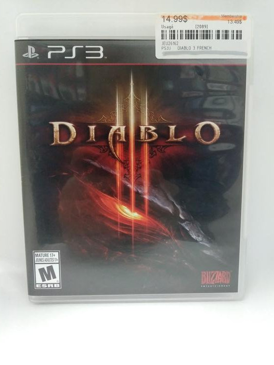 DIABLO III FRENCH (COMPLETE IN BOX) (usagé)