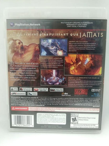 DIABLO III FRENCH (COMPLETE IN BOX) (usagé)