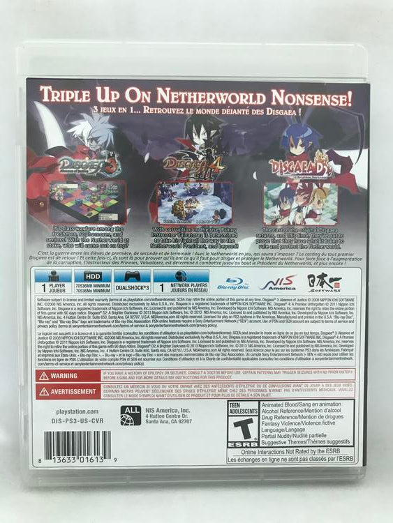 DISGAEA TRIPLE PLAY COLLECTION (COMPLETE IN BOX) (usagé)