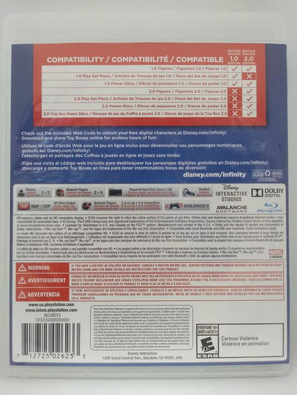 DISNEY INFINITY 2.0 GAME ONLY (COMPLETE IN BOX)
