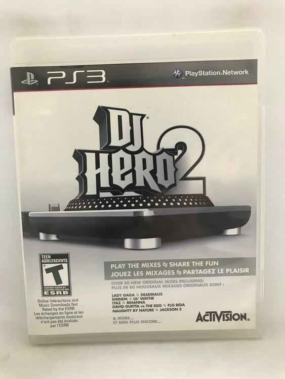 DJ HERO 2 GAME ONLY (COMPLETE IN BOX) (usagé)