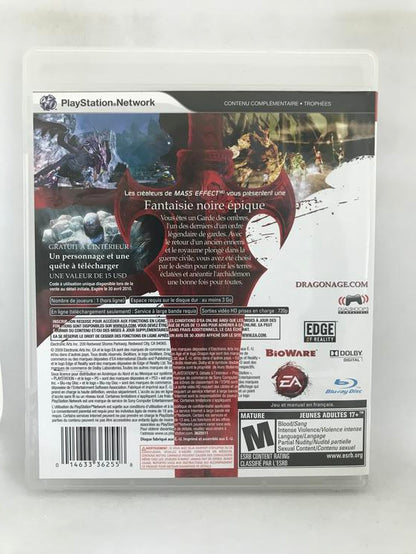 DRAGON AGE ORIGINS FRENCH (COMPLETE IN BOX) (usagé)