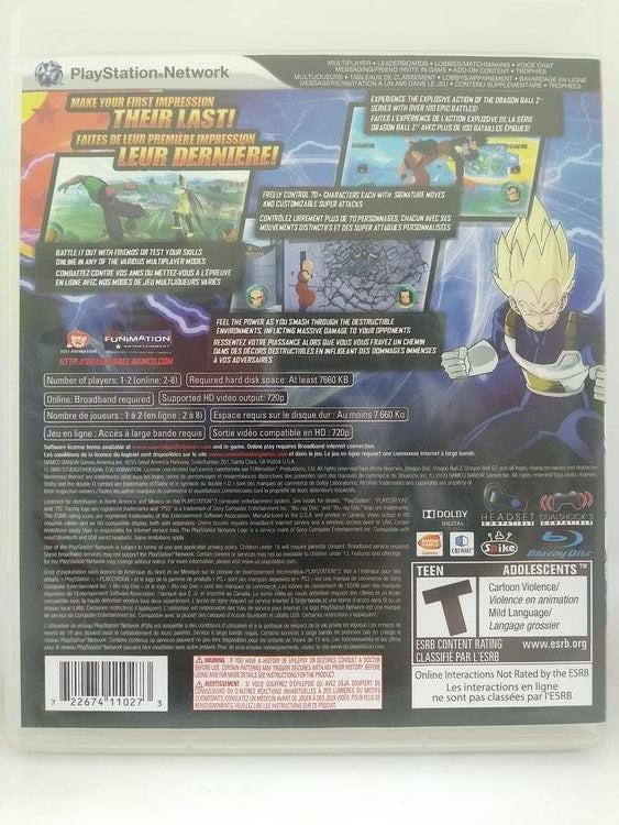 DRAGON BALL RAGING BLAST (COMPLETE IN BOX)