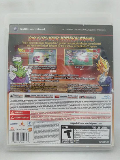 DRAGON BALL Z BUDOKAI HD COLLECTION (COMPLETE IN BOX) (usagé)