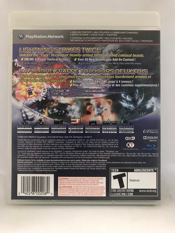 DYNASTY WARRIORS STRIKEFORCE (COMPLETE IN BOX) (usagé)