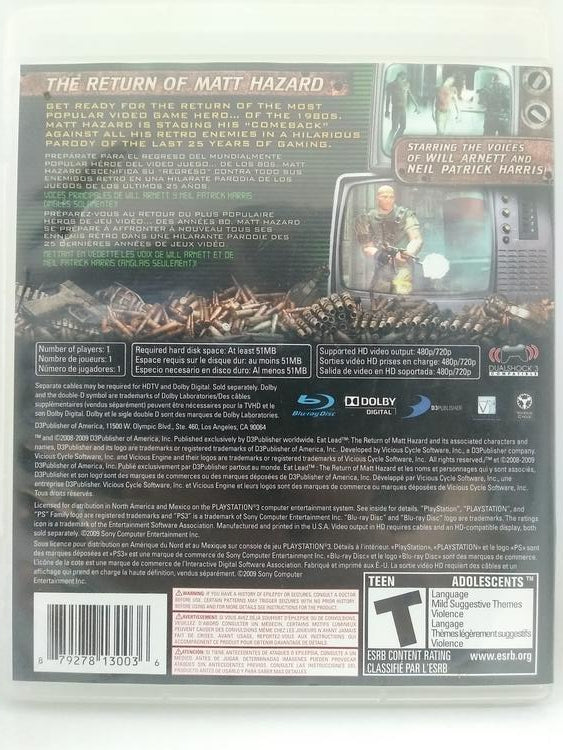 EAT LEAD THE RETURN OF MATT HAZARD (COMPLETE IN BOX) (usagé)