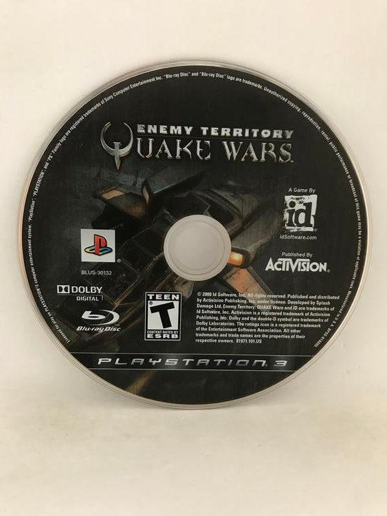 ENEMY TERRITORY QUAKE WARS (COMPLETE IN BOX)