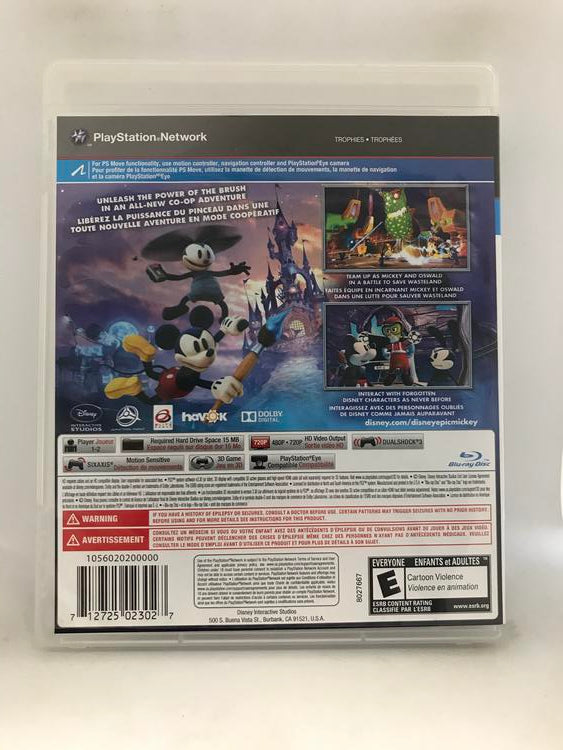 EPIC MICKEY 2 THE POWER OF TWO (COMPLETE IN BOX)