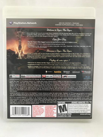 FALLOUT NEW VEGAS FRENCH (COMPLETE IN BOX)