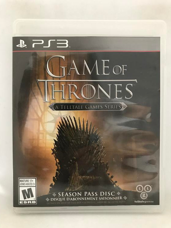 GAME OF THRONES A TELLTALE GAME SERIES (WITH BOX)