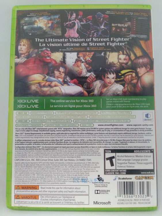 SUPER STREET FIGHTER IV (WITH BOX) (usagé)