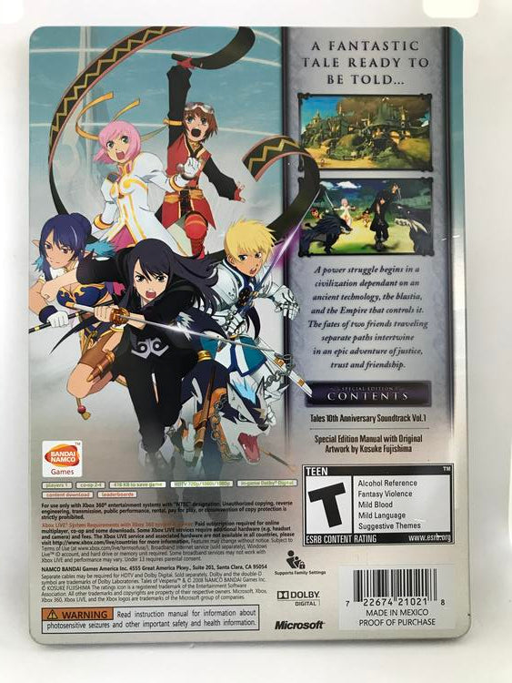 TALES OF VESPERIA SPECIAL EDITION (COMPLETE IN BOX)