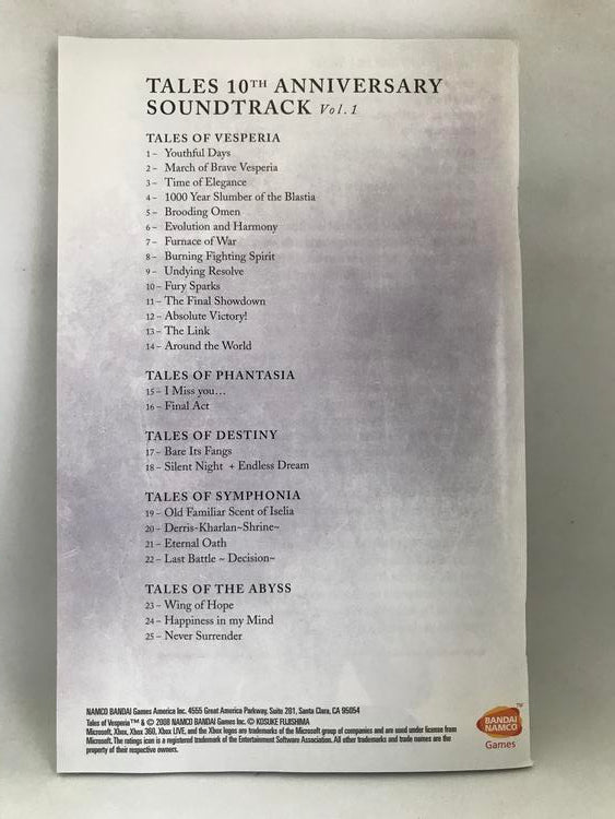 TALES OF VESPERIA SPECIAL EDITION (COMPLETE IN BOX) (usagé)