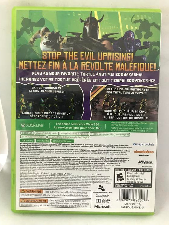TEENAGE MUTANT NINJA TURTLES (WITH BOX)