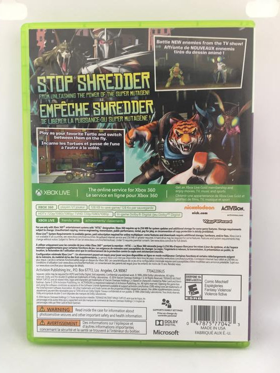 TMNT DANGER OF THE OOZE (WITH BOX) (usagé)