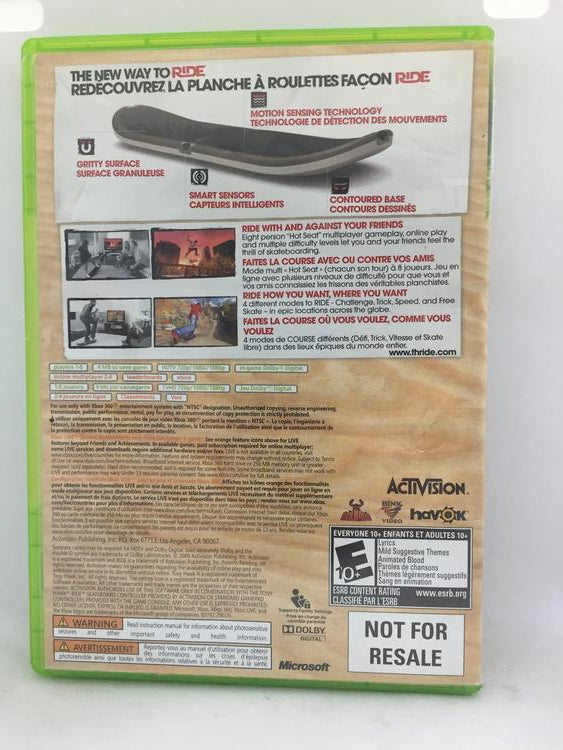 TONY HAWK RIDE (WITH BOX) (usagé)