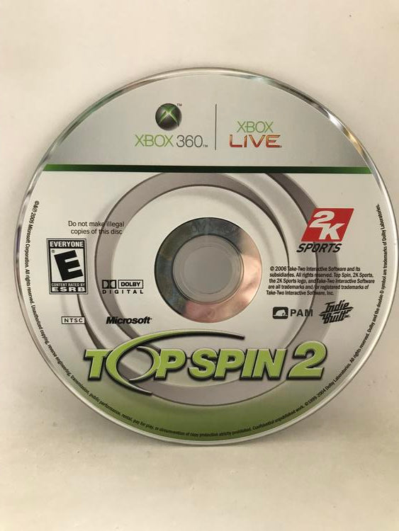 TOP SPIN 2 (COMPLETE IN BOX) (usagé)