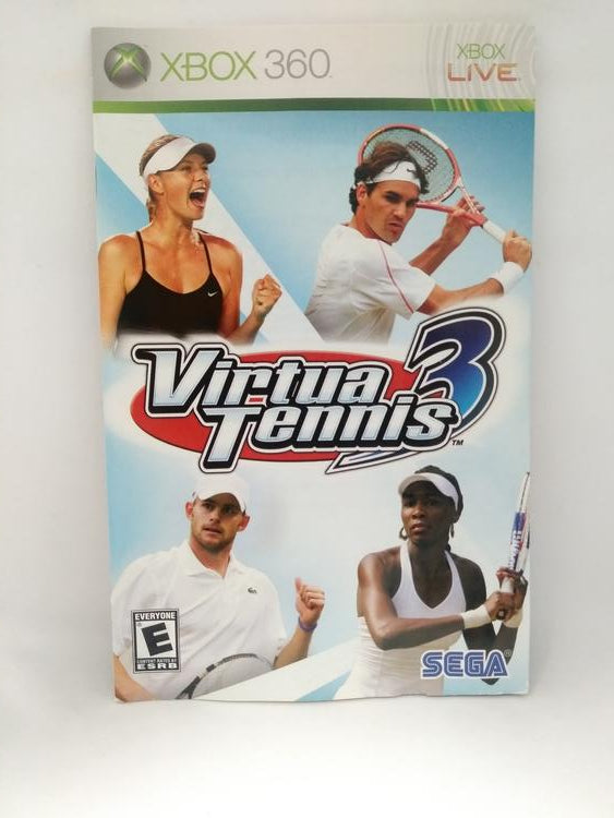 VIRTUA TENNIS 3 (COMPLETE IN BOX) (usagé)