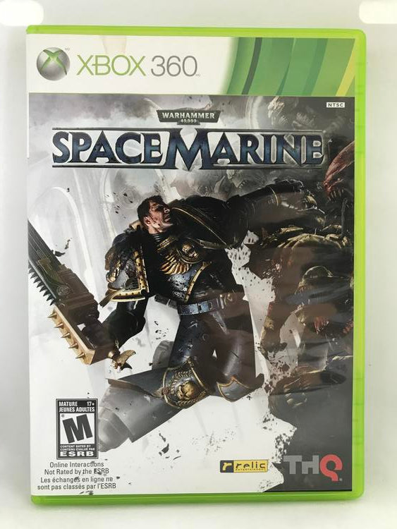 WARHAMMER 40K SPACE MARINE (COMPLETE IN BOX)