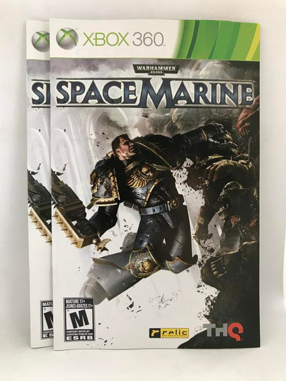 WARHAMMER 40K SPACE MARINE (COMPLETE IN BOX)