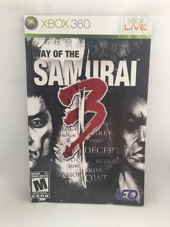 WAY OF THE SAMURAI 3 (COMPLETE IN BOX)
