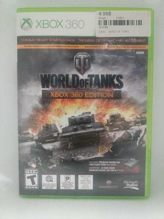 WORLD OF TANKS (WITH BOX) (usagé)